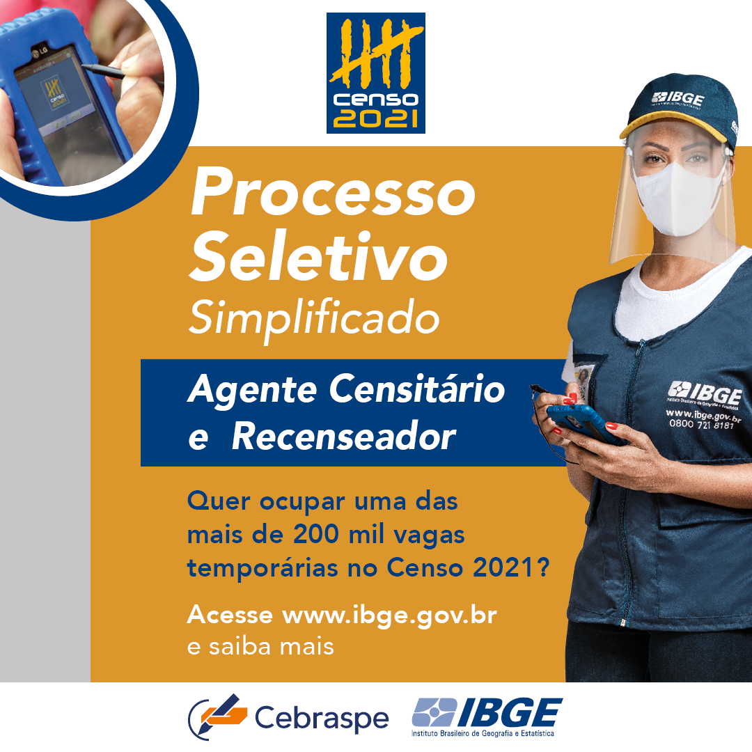 IBGE prorroga inscrições para processo seletivo – Prefeitura de Ipeúna